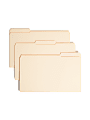 Smead® Manila Reinforced Tab Fastener Folders, Legal Size, 1/3 Cut, Pack Of 50 1 thumbnail image