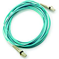 HPE LC to LC Multi-mode OM3 2-Fiber 5.0m 1-Pack Fiber Optic Cable - 16.40 ft Fiber Optic Network Cable  - AJ836A 1 thumbnail image
