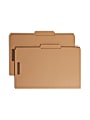 Smead® Kraft Reinforced Tab Fastener Folders, 3/4" Expansion, 8 1/2" x 14", Legal, Brown, Box of 50 1 thumbnail image