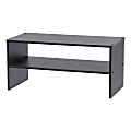 IRIS 2-Tier Multi-Purpose Organizer Shelf, Black 1 thumbnail image