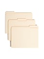 Smead® Manila Reinforced Tab Fastener Folders, Letter Size, 1/3 Cut, Pack Of 50 1 thumbnail image