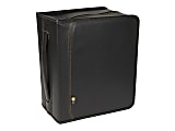 Case Logic DVD - Album for CD/DVD discs - 200 discs - faux leather - black