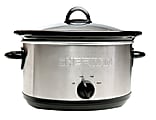 Chefman® Oval Slow Cooker, 6-Quart, Silver 1 thumbnail image
