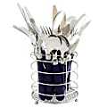 Gibson Sensations II Stainless-Steel 16-Piece Flatware Set With Caddy, Cobalt 1 thumbnail image