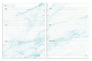 TUL® Discbound Undated Weekly/Monthly Refill Pages, Letter Size, 68 Sheets, Marble