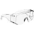 3M Tour-Guard V Protective Eyewear - Medium - Ultraviolet Protection - Clear Lens - 100 / Box 1 thumbnail image
