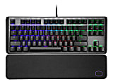 Cooler Master CK530 V2 - Keyboard - backlit - USB - US - key switch: blue - gunmetal black 1 thumbnail image