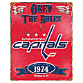 Party Animal Washington Capitals Embossed Metal Sign