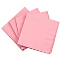 JAM PAPER Medium Lunch Napkins - 6 1/2 x 6 1/2 - Baby Pink Pastel - 40/Pack  1 thumbnail image