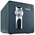 First Alert 2087F-BD Security Safe - 0.94 ft³ - Combination Lock - 4 Live-locking Bolt(s) - Water Proof, Fire Resistant, Pry Resistant - Internal Size 12.88" x 10.38" x 12.25" - Slate, Gray - Resin
