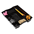 Office Depot® Brand 9 Compartment Deep Drawer Tray, 2 1/2"H x 11 15/16"W x 14 15/16"D, Black 1 thumbnail image