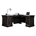 Sauder® Palladia Collection L-Shaped Desk, Wind Oak