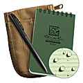 Rite In The Rain® Pocket Top-Spiral Notebook Kit, 3" x 5", Green 1 thumbnail image