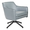 Office Star™ Work Smart Faux Leather Guest Chair, Charcoal Gray 1 thumbnail image