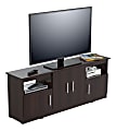 Inval Flat Screen TV Stand For 60" TVs, 63"W, Espresso Wengue 1 thumbnail image