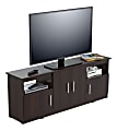 Inval Flat Screen TV Stand For 60" TVs, 63"W, Espresso Wengue