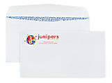 Gummed Seal, Security Business Envelopes,  3-5/8" x 6-1/2", Full-Color, Custom #6-3/4, Box Of 500