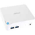 MSI Cubi CUBI-018BUS Desktop Computer - Intel Core i5 5th Gen i5-5200U Dual-core (2 Core) 2.20 GHz DDR3L SDRAM - Mini PC - White - Intel HD Graphics 5500 DDR3L SDRAM - IEEE 802.11ac - 65 W 1 thumbnail image