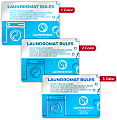 Custom Printed 1, 2 or 3 Color Window Cling Decal, 3" x 4" Rectangle, Box of 250 1 thumbnail image