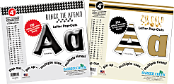Barker Creek Letter And Number Pop-Outs, 4", 2 Designs, Classic Gold, Set Of 510 Pop-Outs 1 thumbnail image