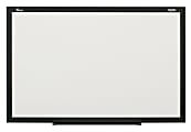 SKILCRAFT® Magnetic Dry-Erase Whiteboard, 48" x 72", Aluminum Frame With Black Finish (AbilityOne 7110 01 651 1289)