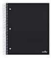 Office Depot® Brand Stellar Poly Notebook, 8-1/2" x 11", 3 Subject, College Ruled, 150 Sheets, Black 1 thumbnail image