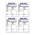 Custom 2-Color Laser Sheet Labels And Stickers, 4-1/4" x 5-1/2" Rectangle, 4 Labels Per Sheet, Box Of 100 Sheets