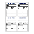 Custom 2-Color Laser Sheet Labels And Stickers, 4-1/4" x 5-1/2" Rectangle, 4 Labels Per Sheet, Box Of 100 Sheets 1 thumbnail image