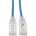 Tripp Lite Cat6 UTP Patch Cable (RJ45) - M/M, Gigabit, Snagless, Molded, Slim, Blue, 15 ft. - First End: 1x R - N201S15BL 1 thumbnail image