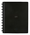 TUL® Wireless/Wired Charging Discbound Notebook, Leather Cover, Letter Size, Black 1 thumbnail image