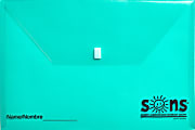SONS System Envelopes, 11" x 11", Velcro Closure, Green 1 thumbnail image