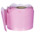 Carson Dellosa Education Plain Continuous-roll Scalloped Border - (Scalloped) Shape - 2" Height x 2.25" Width x 432" Length - Pink - 1 Roll