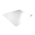 Floortex® Desktex® Anti-Static Vinyl Rectangular Desk Pad, 36" x 20", Clear