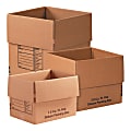 Partners Brand  Corrugated Deluxe Moving Boxes, Combination Pack #1, Kraft, Pack Of 15