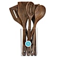 Martha Stewart 8-Piece Wooden Kitchen Tool Set, Walnut 1 thumbnail image
