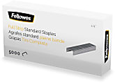 Fellowes® Standard Full-Strip Staples, 1/4", 5,000 Staples Per Pack, Box Of 5 Packs 1 thumbnail image