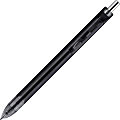 Integra Quick Dry Gel Ink Retractable Pen - 0.7 mm Pen Point Size - Black Gel-based Ink - 12 / Dozen