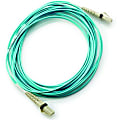 HPE LC to LC Multi-mode OM3 2-Fiber 2.0m 1-Pack Fiber Optic Cable - 6.56 ft Fiber Optic Network Cable for Network Device, Switch - First End: 2 x LC Network - Male - Second End: 2 x LC Network - Male - 10 Gbit/s - 50/125 µm - Blue - 1