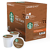 Starbucks Single-Serve Coffee K-Cup Pike Place Carton Of 24