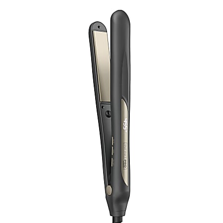 Conair® InfinitiPRO Tourmaline Ceramic Flat Iron, 1”, Dark Gray