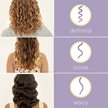 Conair INFINITIPRO Curl Secret Automatic Curling Iron 4 12 GrayGold Office Depot