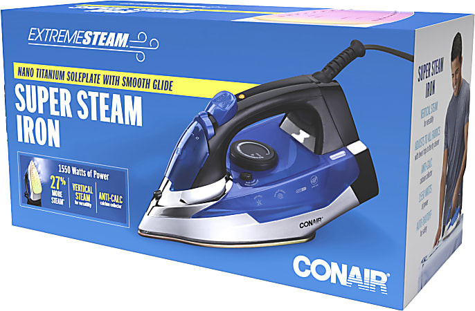 Conair extreme steam super steam iron top
