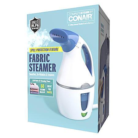 Conair CompleteSteam Travel Garment Steamer, White/Blue