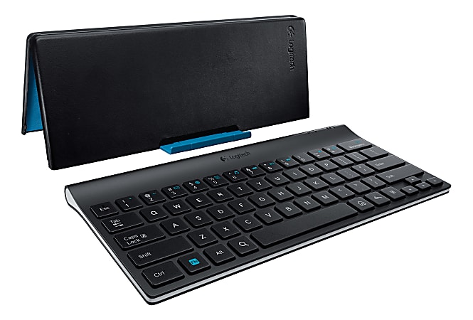 Logitech® Tablet Wireless Keyboard, Compact, Black, 920-004569
