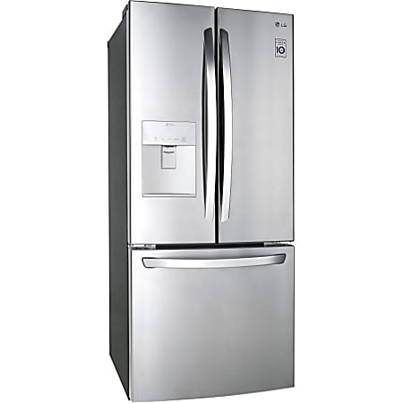 LG LFDS22520S - Refrigerator/freezer - french door bottom freezer with water dispenser - width: 29.8 in - LFDS22520S