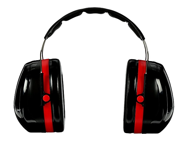 Peltor Optime 105 Twin Cup Earmuffs - Foldable, Comfortable, Lightweight, Low Linting - Noise, Noise Reduction Rating Protection - H10A