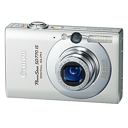 Canon PowerShot SD770 IS 10.0-Megapixel Digital Camera, Silver