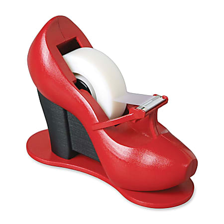 Red shoe deals tape dispenser