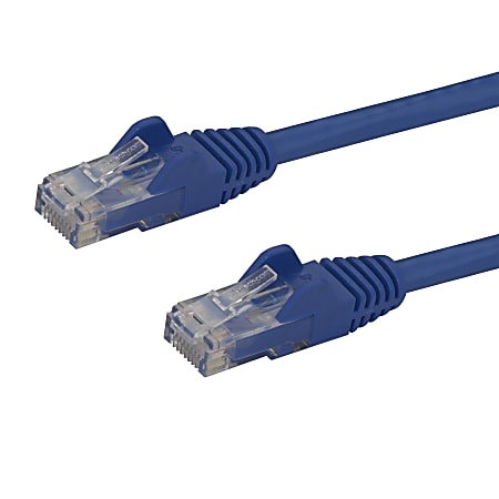 StarTech.com 50ft CAT6 Ethernet Cable - Blue Snagless Gigabit CAT 6 Wire - 50ft Blue CAT6 up to 160ft - 650MHz - 50 foot UL ETL verified Snagless UTP RJ45 patch/network cord