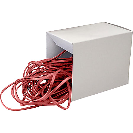 Alliance Rubber 07825 Heavy Duty Latex Rubber Bands, 12", Red, Approximately 50 Bands